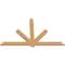 Ekena Millwork Kennewick Timber Gable Bracket, Western Red Cedar, 84"W x 53"H x 1 1/2"D x 5 1/2"F, 15/12 Pitch GBW084X53X0206KEN00SWR - alternate 5